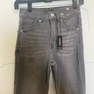 Express flare high rise jeans